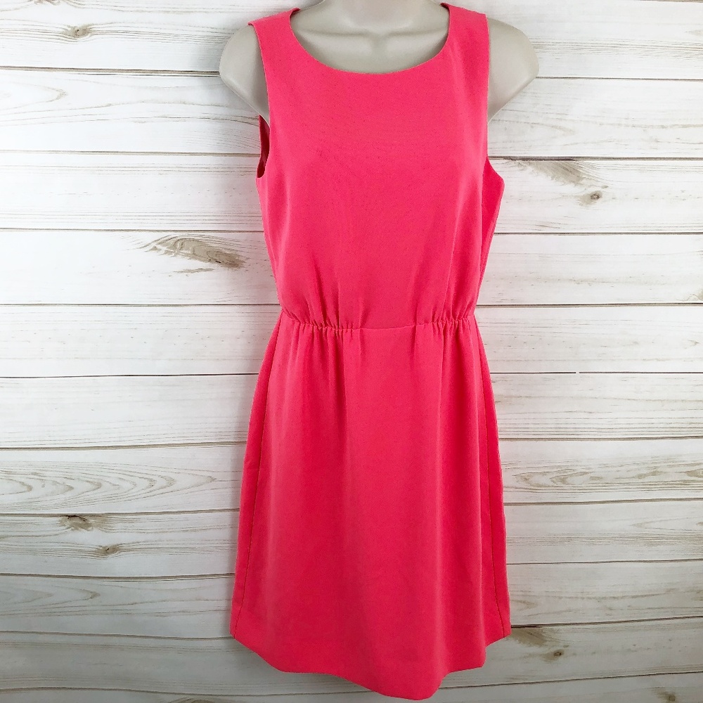 J.Crew Sleeveless Sun Shift Dress Size 0 Pink